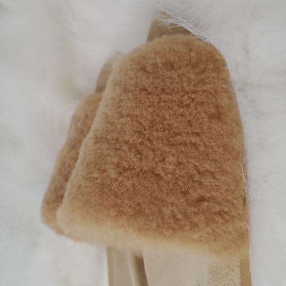 🌟  NWOT Jenni Kayne Shearling Slide Sandals - Picture 13 of 16